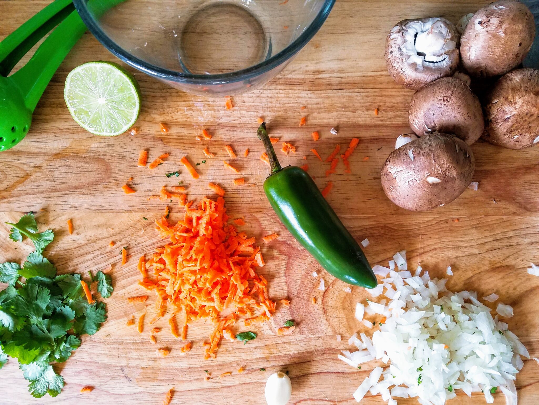 Portobello mushroom salsa